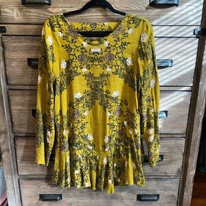 Free People Floral Top